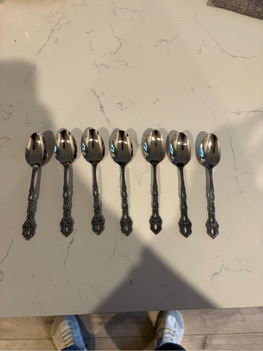 Oneida Michaelangelo stainless steel serving spoons set of 6